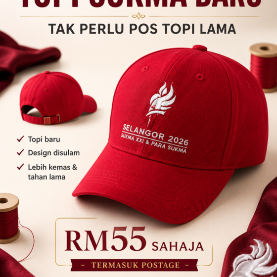 Topi SUKMA Baru
