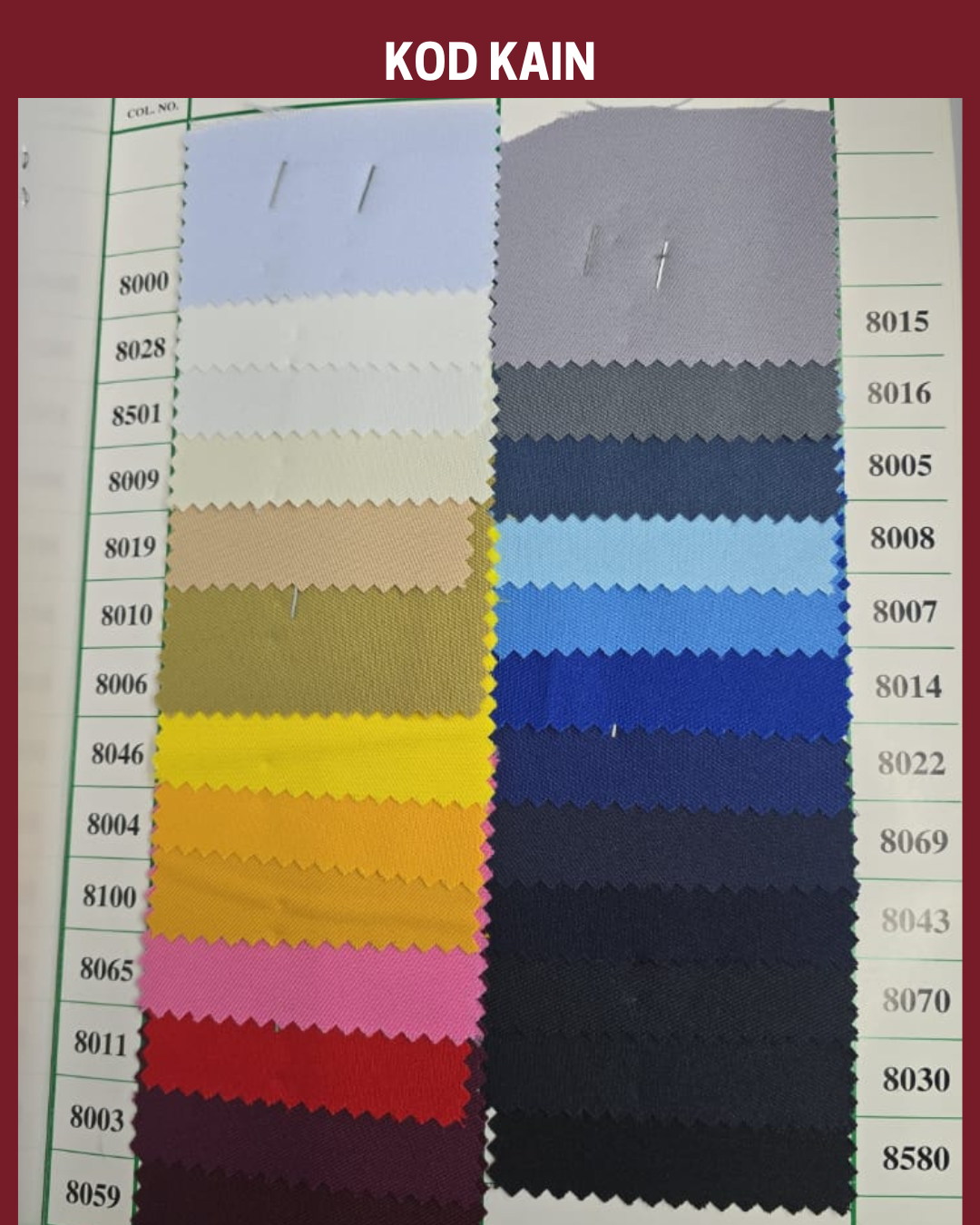 Tag Nama Pelajar Sulam Custom | Label Nama Sekolah - Image 4